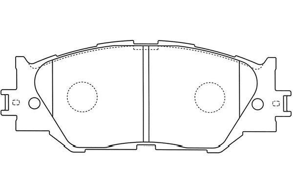 KAVO PARTS Комплект тормозных колодок, дисковый тормоз BP-9114